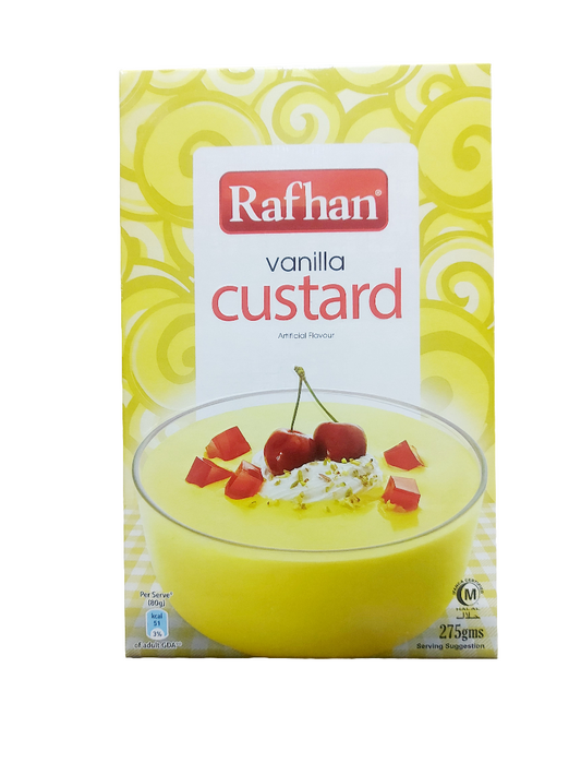 Rafhan vanilla custard 275gm