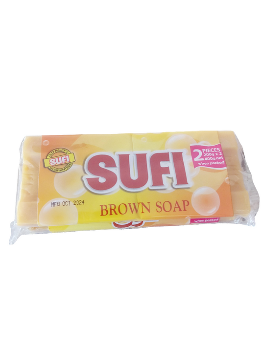 sufi brown soap 200gm ×2