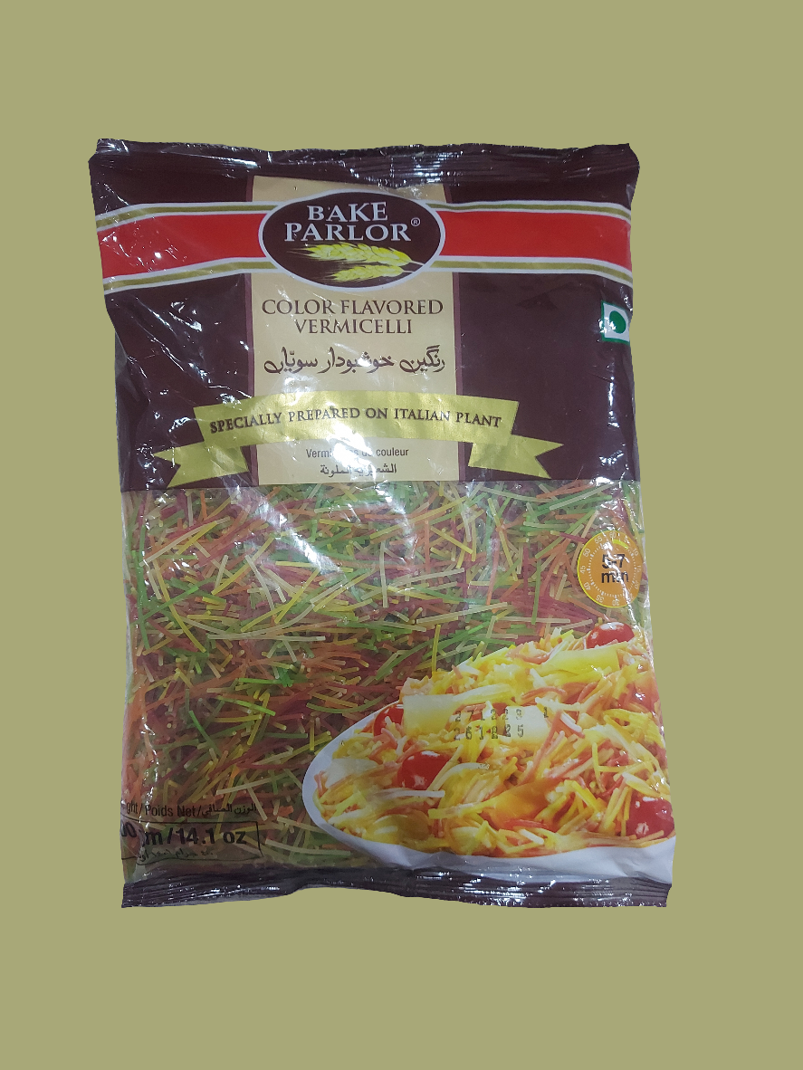 Bake parlor color flqvored vermicelli 400gm