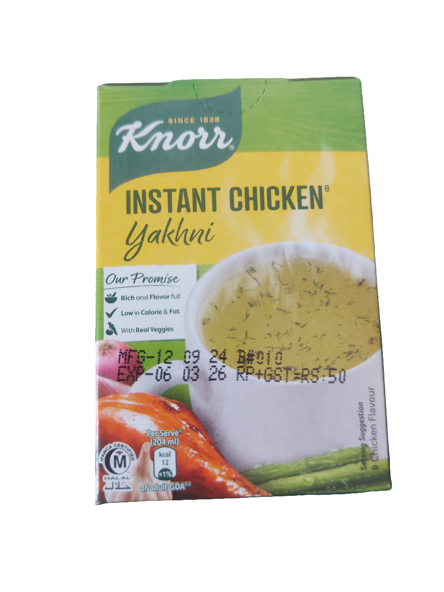 Knorr instant chiken yakhni