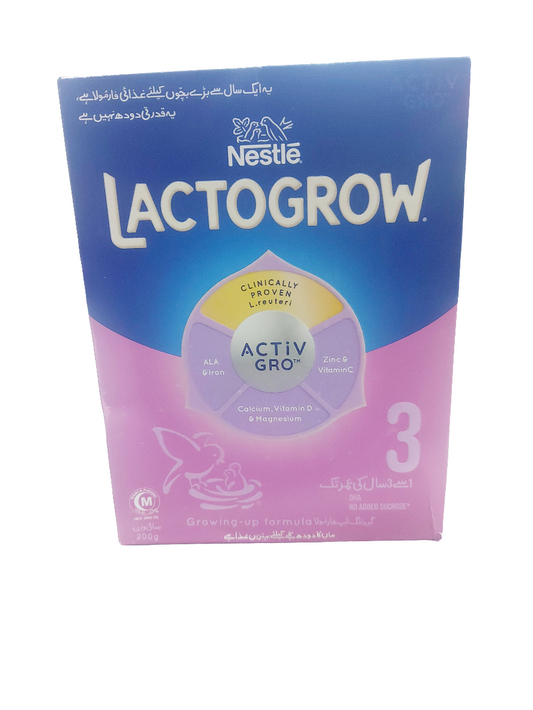 Nestle lactogrow 3 200gm