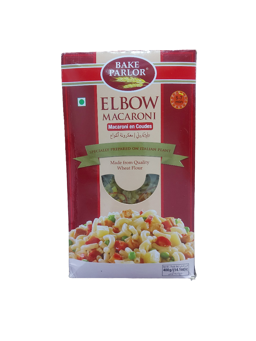 Bake parlor elbow macroni 400gm